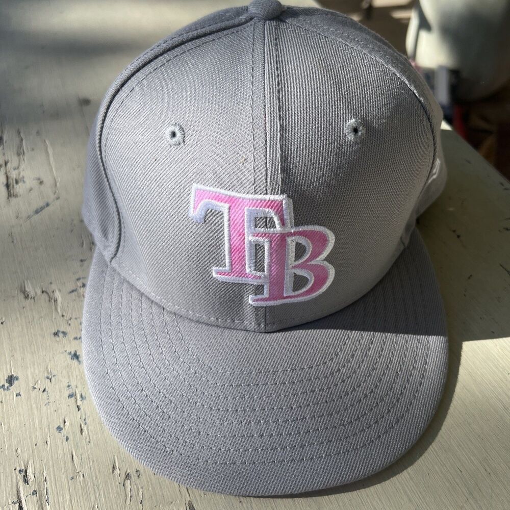 NEW ERA_59fifty Tampa Bay Rays 7 1/8 Mothers Day Gray w/Pink